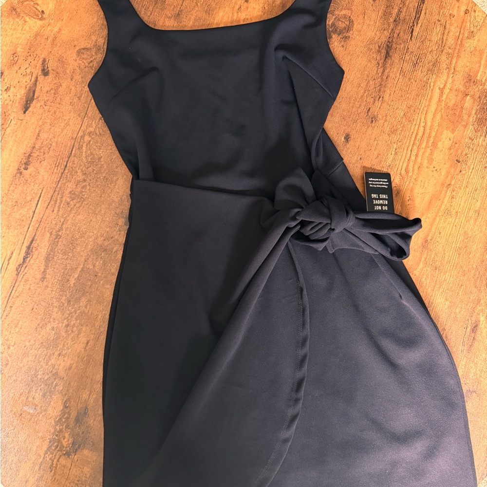Express black cocktail dress